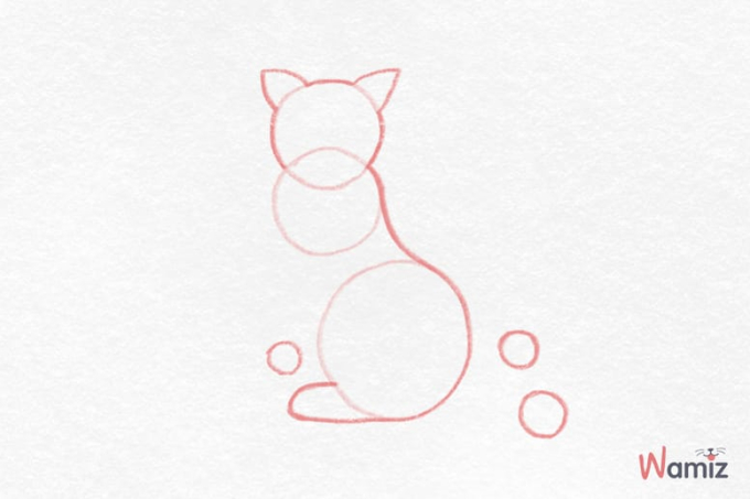 jak narysować kota krok 2